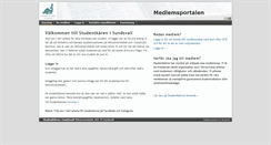 Desktop Screenshot of medlem.sks.miun.se