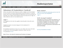 Tablet Screenshot of medlem.sks.miun.se